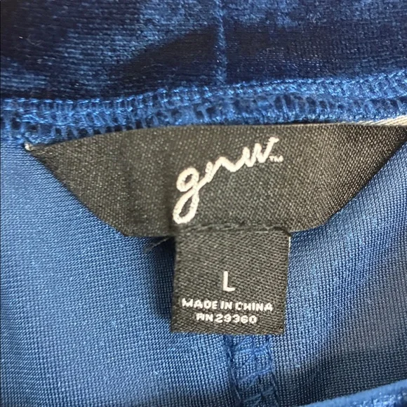 GNW Midnight Blue Velvet Mini Dress - Picture 5 of 6